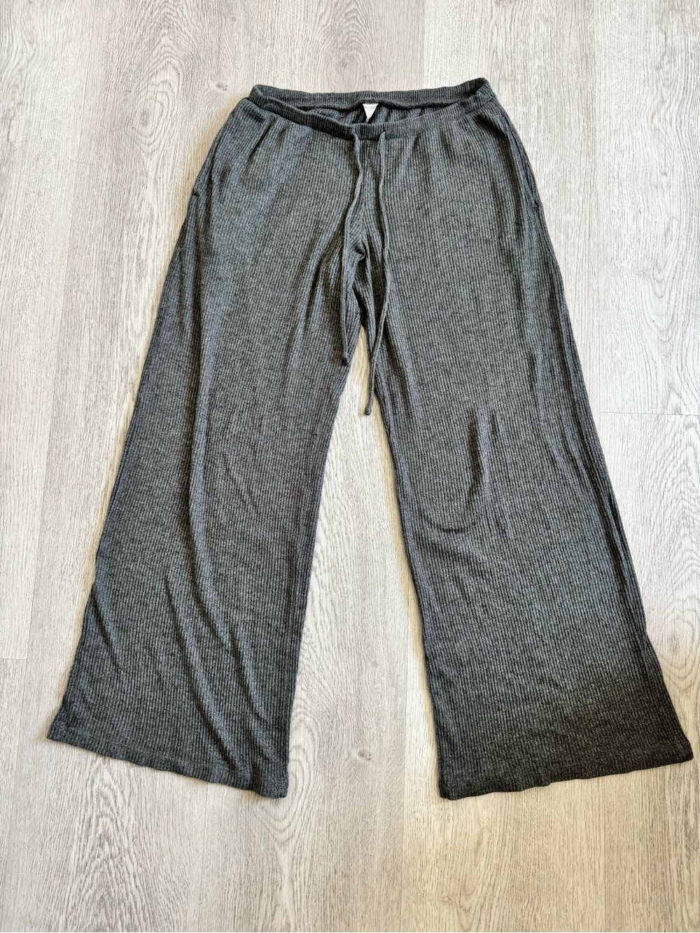 Hollister Ribbed Sleep Pants in Charcoal